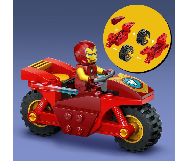 LEGO Marvel 76287 Iron Man z motocyklem i Hulk - 1266180 - zdjęcie 10